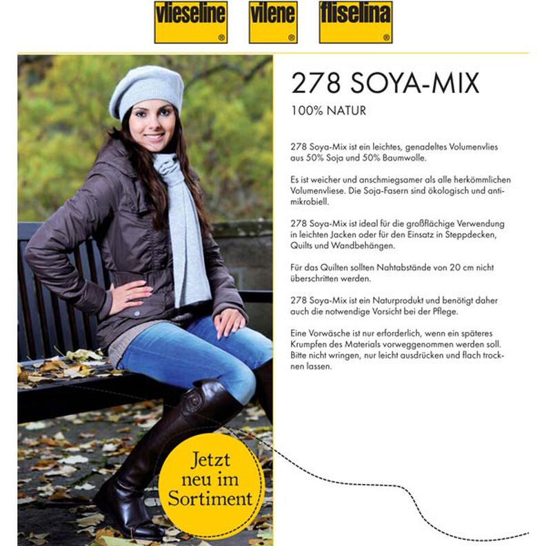 278 Soya Mix Imbottitura | Fliselina – naturale,  image number 2