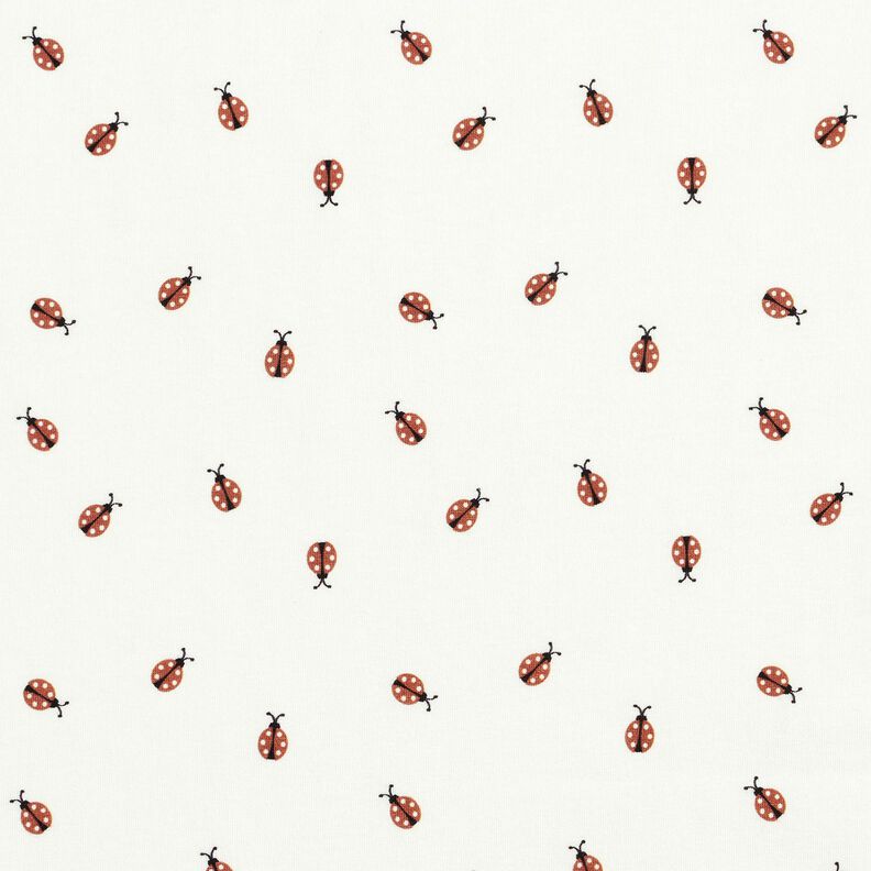 jersey di cotone coccinella &ndash; bianco/rosso,  image number 1