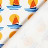 felpa garzata Barche a vela al tramonto – bianco/blu,  thumbnail number 4