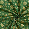 tessuto in cotone popeline Cristalli di neve – verde/oro,  thumbnail number 3