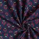 jersey di cotone fragole stilizzate – blu marino/rosso fuoco,  thumbnail number 3