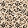 misto lino viscosa Fiori sfocati in stampa digitale – beige chiaro/nero,  thumbnail number 1