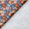 tessuto in cotone popeline piccoli fiori – indaco/rosa antico chiaro,  thumbnail number 4