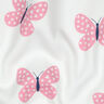felpa garzata grandi farfalle | Poppy Fabrics – avorio/rosa,  thumbnail number 2