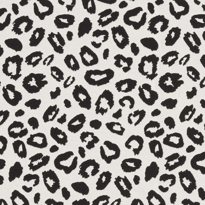 tessuto arredo Jacquard Motivo leopardato – avorio/nero, image number 1