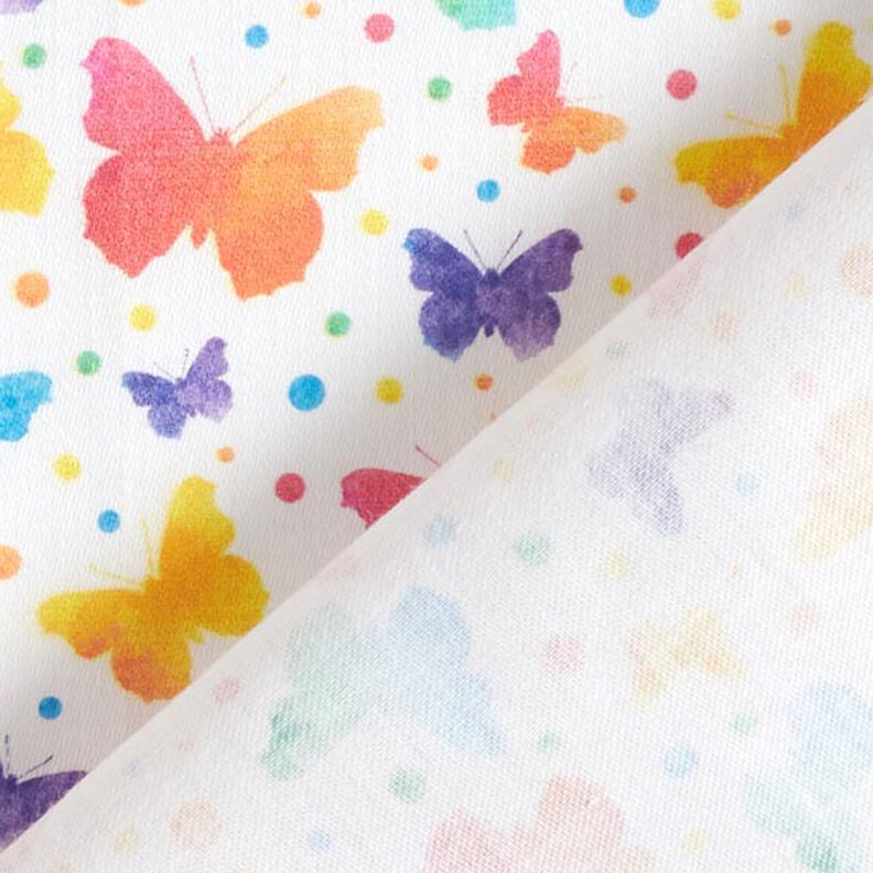 tessuto arredo satin di cotone farfalle,  image number 4