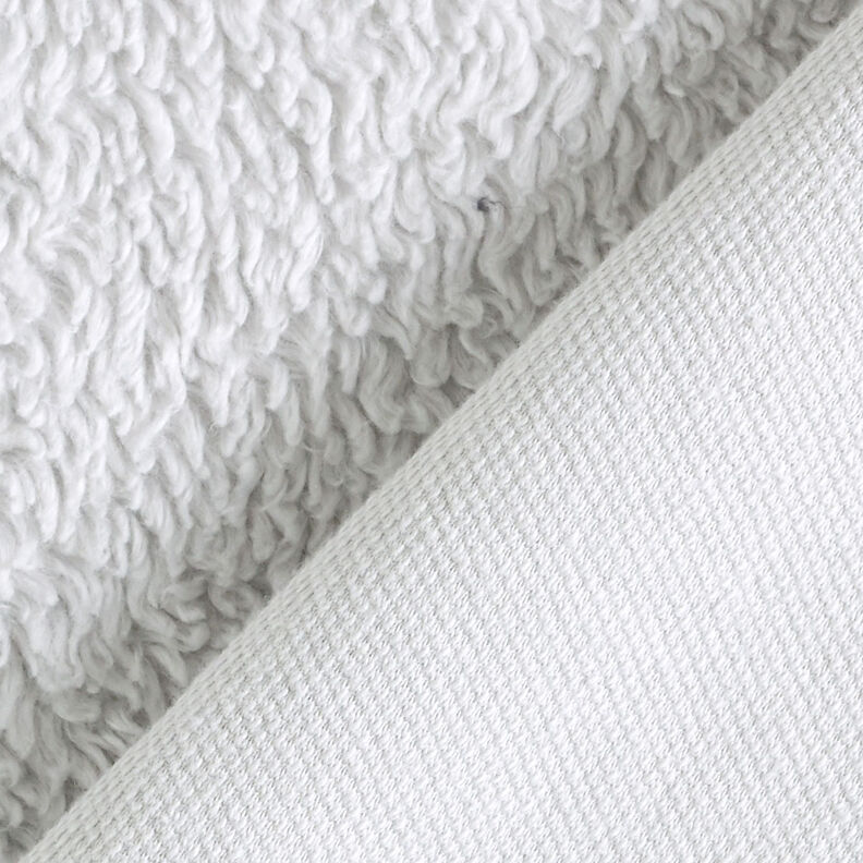 Sherpa Misto cotone tinta unita – grigio argento, image number 4