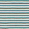 tessuto per polsini Righe tubolari – blu ghiaccio/turchese,  thumbnail number 1