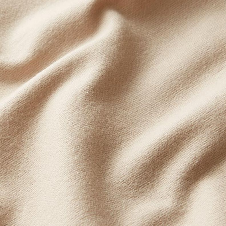 flanella di cotone tinta unita – beige,  image number 3