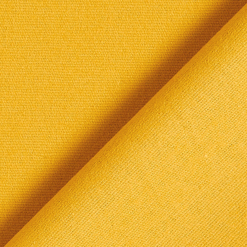flanella di cotone tinta unita – senape,  image number 4