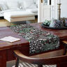 tessuto arredo gobelin Botanica paradisiaca – nero/verde,  thumbnail number 8