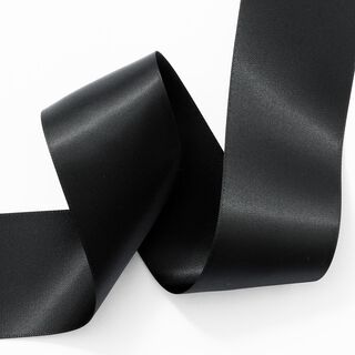 Nastro in satin [50 mm] – nero, 