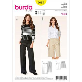 pantalone, Burda 6613, 