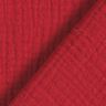 GOTS mussolina / tessuto doppio increspato | Tula – rosso Bordeaux,  thumbnail number 5