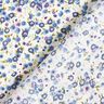 Millefiori in popeline di cotone – bianco/colore blu jeans,  thumbnail number 4