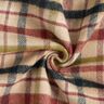 Tessuto per cappotto double face, motivo a quadri – beige/marrone,  thumbnail number 4