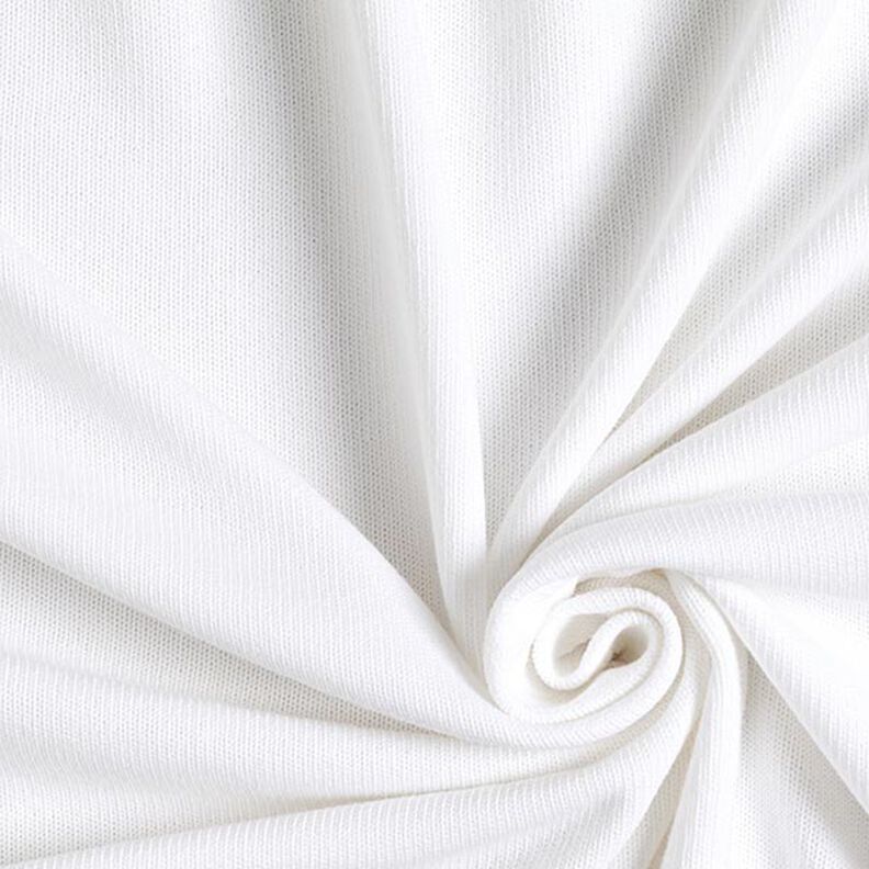 tessuto in maglia di cotone – bianco,  image number 1