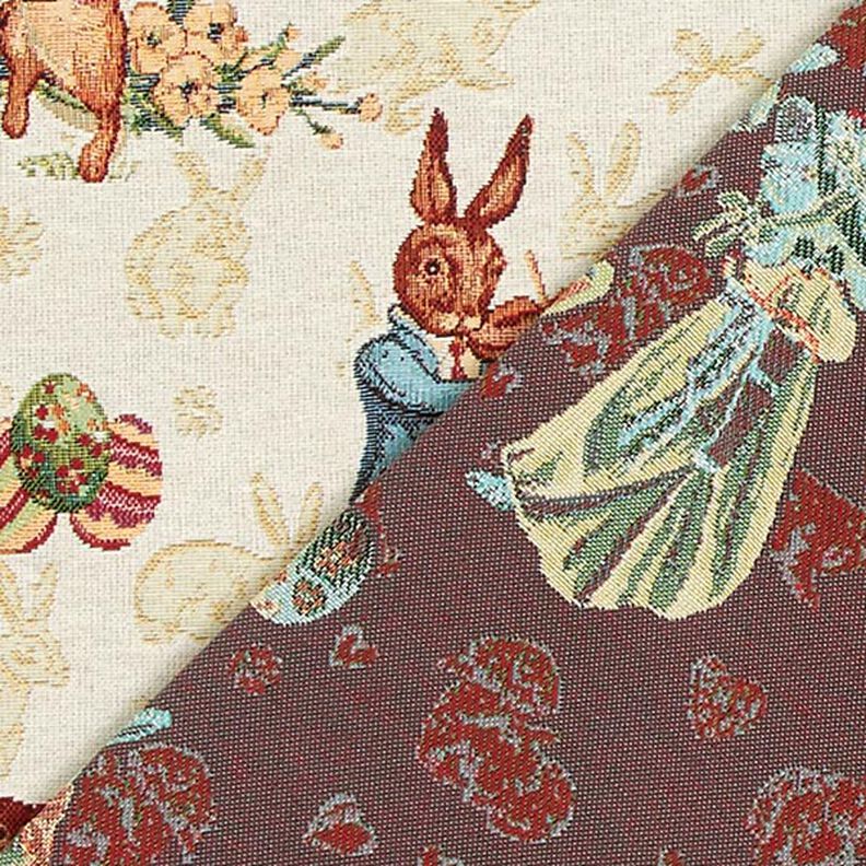 jacquard gobelin famiglia di coniglietti pasquali,  image number 4