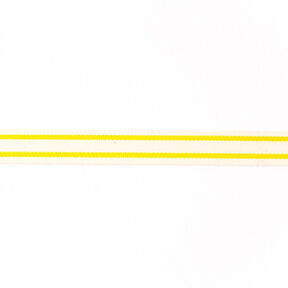 Nastro tessuto cotone righe – giallo, 