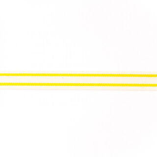 Nastro tessuto cotone righe – giallo, 