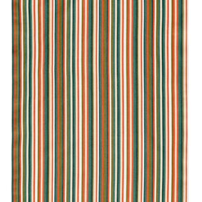 Outdoor Tessuto per sedia a sdraio Righe longitudinali 44 cm – verde scuro/arancione, 