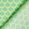 cotone rivestito Soggetti astratti – giallo limone/azzurro,  thumbnail number 4
