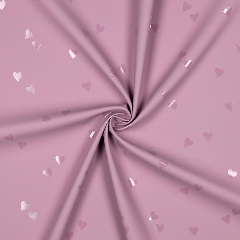 tessuto per impermeabili Cuoricini | Poppy Fabrics – rosa antico chiaro, image number 3