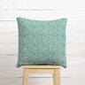 tessuto in cotone cretonne Numerosi fiori – petrolio/bianco,  thumbnail number 7