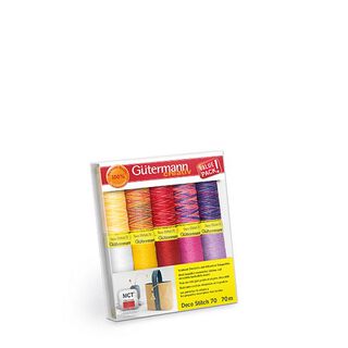Set di fili da cucito Deco Stitch 70 [10 bobine ciascuna da 70 m] | Guterman, 