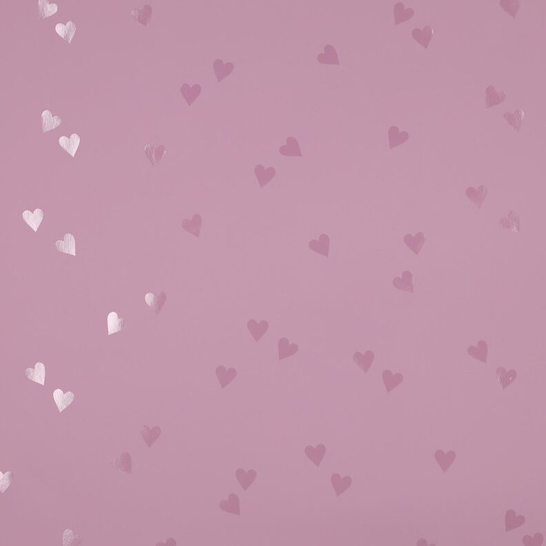 tessuto per impermeabili Cuoricini | Poppy Fabrics – rosa antico chiaro, image number 1