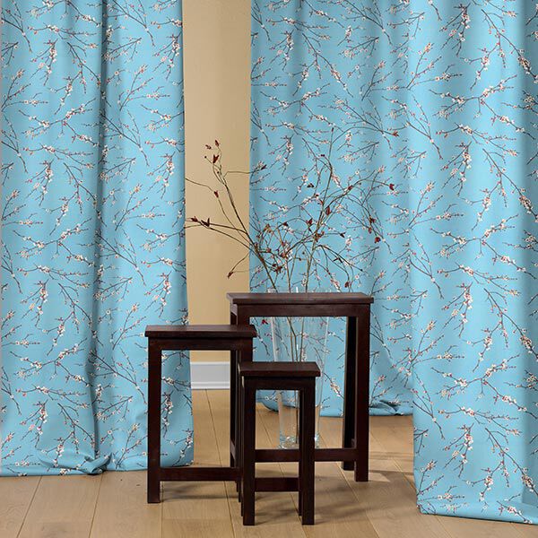 tessuto arredo Ottomana primavera – blu, image number 6