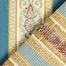 tessuto per arredi, jacquard, righe in stile Biedermeier – crema/blu,  thumbnail number 3