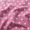 tessuto in cotone cretonne stelle giapponesi Asanoha – malva,  thumbnail number 2