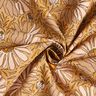 tessuto arredo mezzo panama grandi fiori – beige scuro/giallo curry,  thumbnail number 3