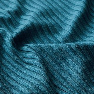 maglia a coste – blu turchese, 