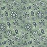 jersey di cotone Paisley – canna palustre/bianco,  thumbnail number 1