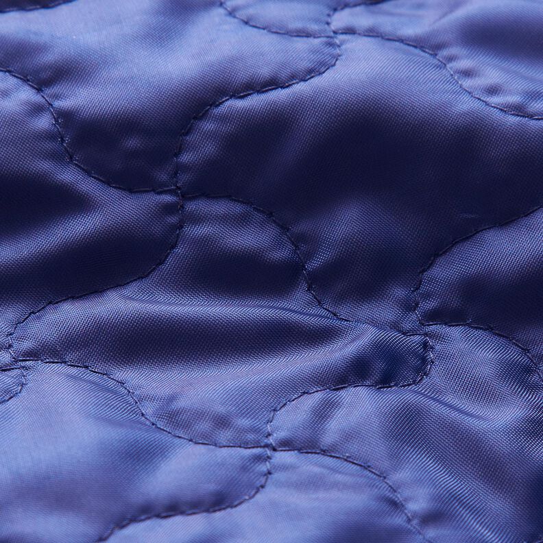 Tessuto trapuntato a rombi astratti – blu marino,  image number 3