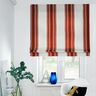 tessuto arredo panama Rigato – rosso carminio/grigio nebbia,  thumbnail number 6