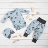 jersey di cotone Sensazione hawaiana – blu-argento,  thumbnail number 6