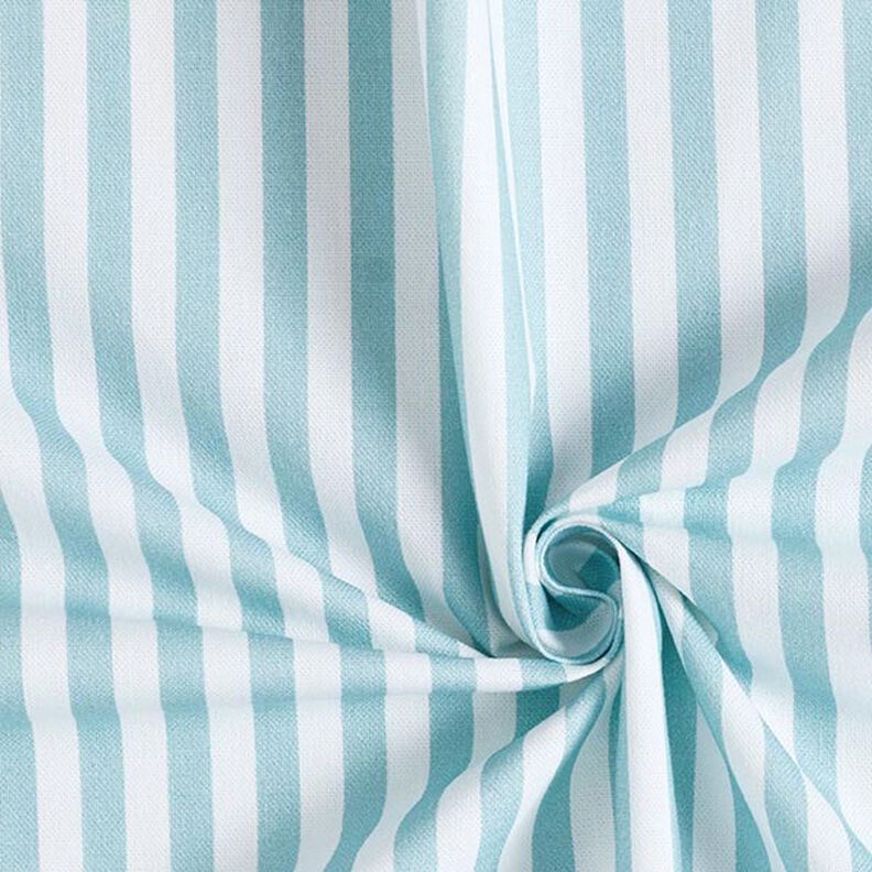 tessuto arredo mezzo panama righe longitudinali – azzurro/bianco,  image number 3