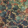 tessuto in cotone Soli Batik – abete blu/marrone castagna,  thumbnail number 4