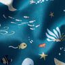 GOTS popeline di cotone Mondo sottomarino – blu oceano,  thumbnail number 2