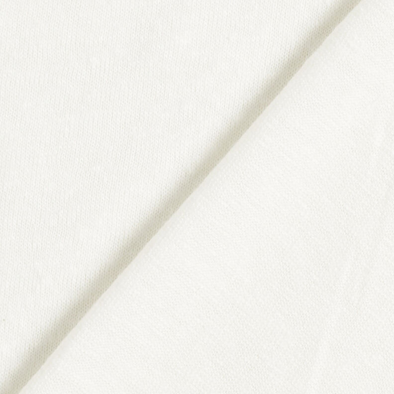 misto lino viscosa tessuto in maglia fine – bianco lana,  image number 3