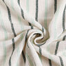 Tessuto di cotone con struttura a griglia a strisce longitudinali – bianco/menta piperita,  thumbnail number 3