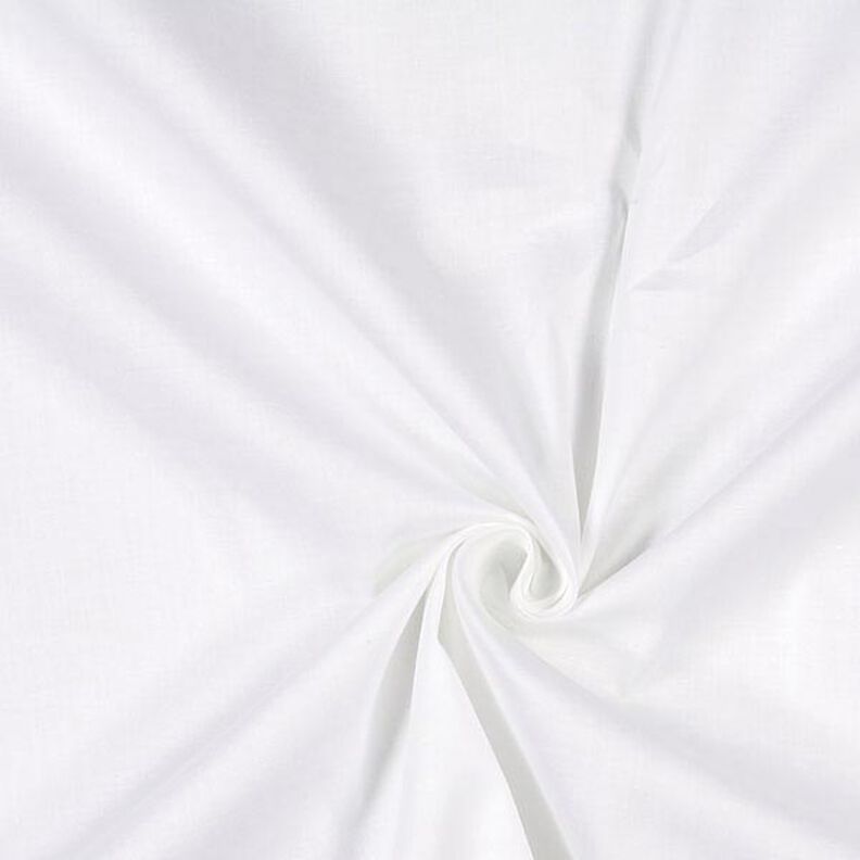 popeline stretch – bianco,  image number 1