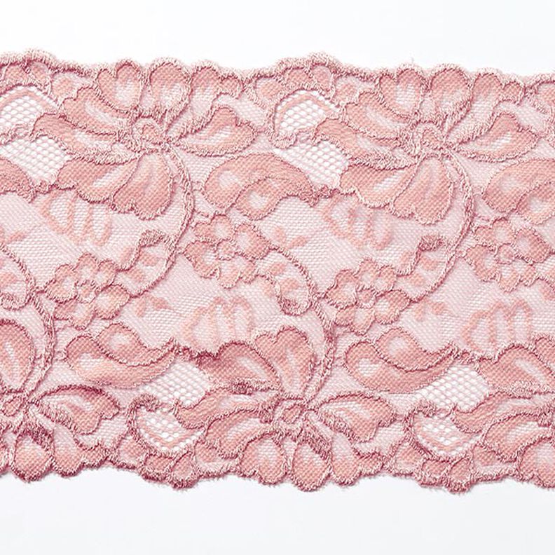 pizzo elastico Selene [150 mm] - rosa antico,  image number 1