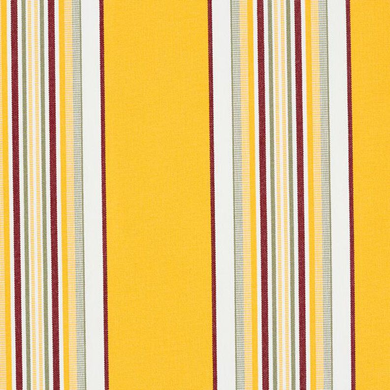 tessuto per tende da sole righe larghe e sottili – giallo sole/bianco,  image number 1