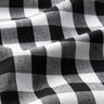 tessuto in cotone Quadro vichy 1,7 cm – nero/bianco,  thumbnail number 2