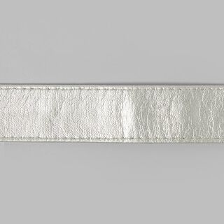 Gros grain finta pelle per borse – argento, 