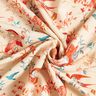 Tessuto in viscosa LENZING™ ECOVERO™ con uccelli e fate | Katia Fabrics – crema/rosso fuoco,  thumbnail number 3